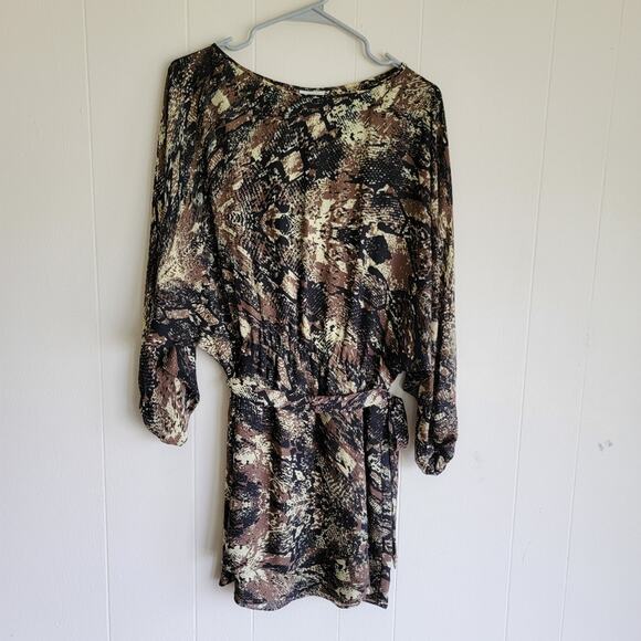 Parker Dresses & Skirts - Parker 100% Silk Multicolor Long Sleeve Dress